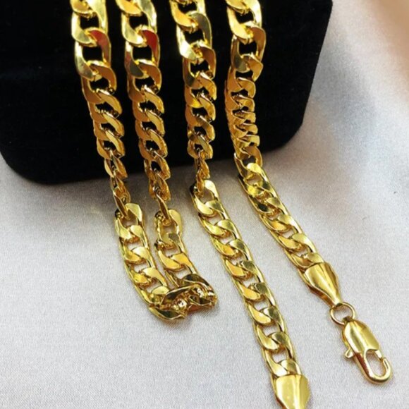 14k Gold Plated Gold Chain - Picture 1 of 1